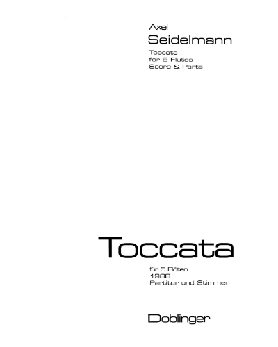 Toccata — Axel Seidelmann
