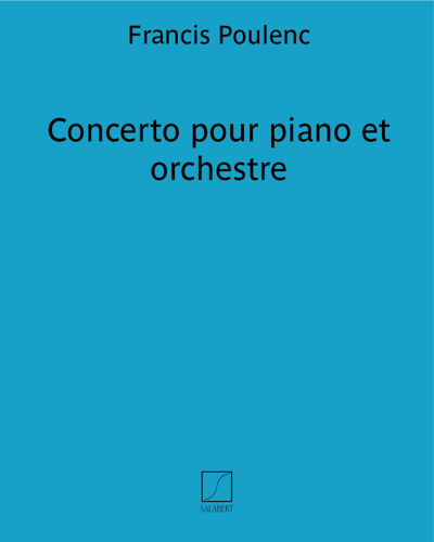 Concerto pour piano et orchestre — 普朗克