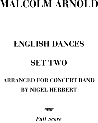 English Dances: Set II — 马尔科姆·阿诺德
