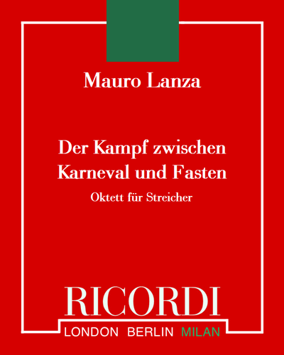 Der Kampf zwischen Karneval und Fasten — Mauro Lanza