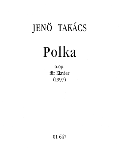 Polka, op. 83 (from 'Serenade after Old Grazer Contradances') — Jenő Takács