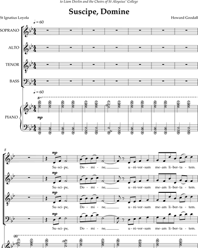 Suscipe, Domine — Howard Goodall