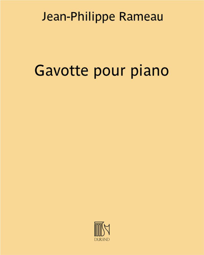 Gavotte for Piano — 拉莫