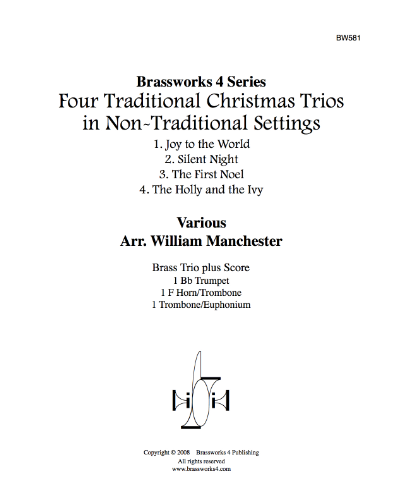 Four Traditional Christmas Trios in Non-Traditional Settings — Various
