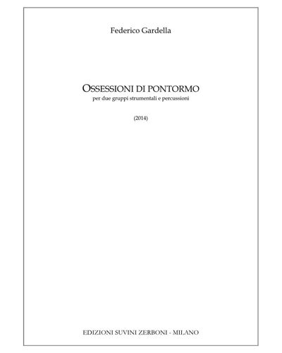 Ossessioni di Pontormo — Federico Gardella