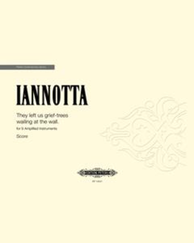 They left us grief-trees wailing at the wall — Clara Iannotta