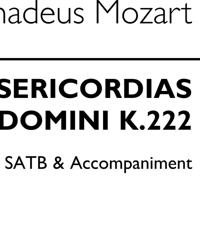 Misericordias Domini, K. 222 — 莫扎特