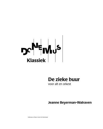 De zieke buur — Jeanne Beyerman-Walraven