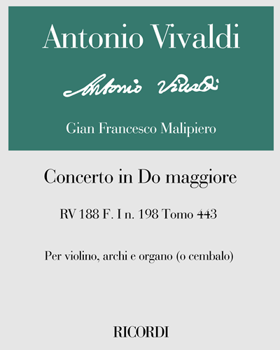 Concerto in C major, RV 188 — Antonio Vivaldi