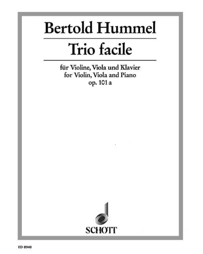 Trio facile, op. 101a — Bertold Hummel