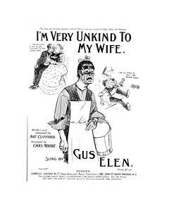 I'm Very Unkind To My Wife — Nat Clifford