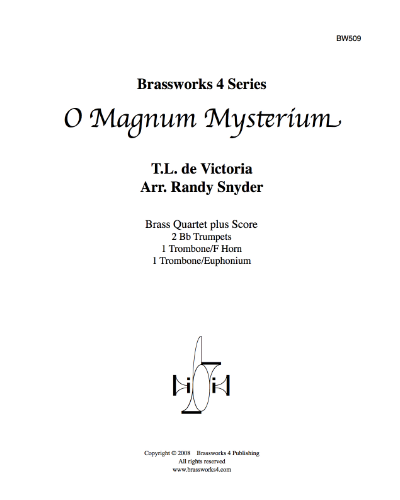 O Magnum Mysterium — Tomás Luis de Victoria