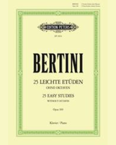 Etude V (from '25 Easy Etudes without Octaves, op. 100') — 亨利·贝尔蒂尼