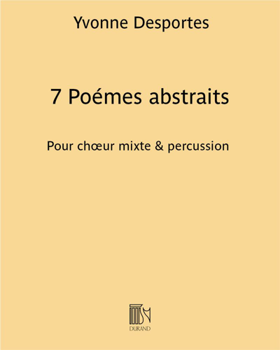 7 Poémes abstraits — Yvonne Desportes
