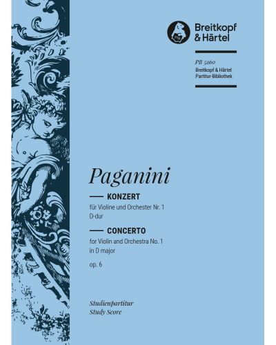 Violin Concerto No. 1 in D major, op. 6 — 帕格尼尼
