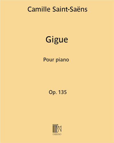 Gigue (No. 6 from '6 Études pour la main gauche seule') — Camille Saint-Saëns