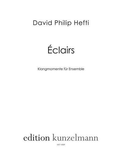 Éclairs — David Philip Hefti