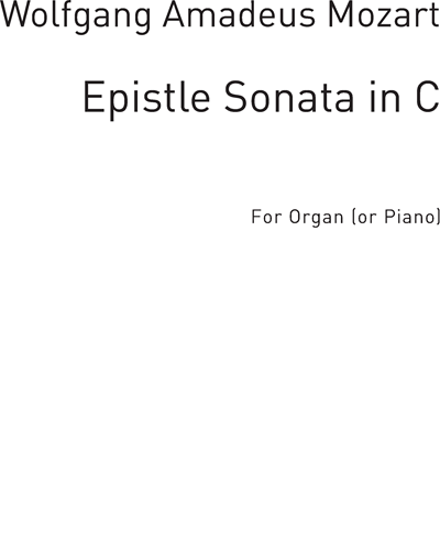 Epistle Sonata in C major, K. 124c — 莫扎特