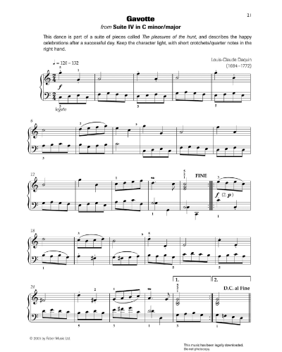 Gavotte (from 'Suite No. 4') — Louis-Claude Daquin