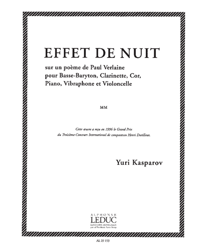 Effet de Nuit — Yuri Kasparov