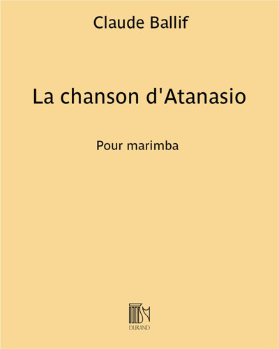 La chanson d'Atanasio — Claude Ballif
