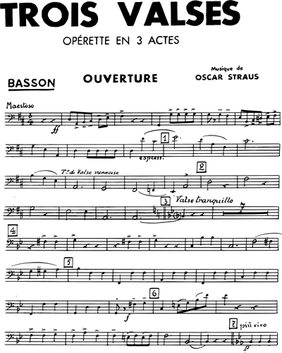 Trois Valses — Oscar Straus