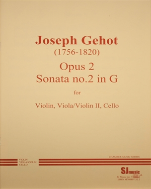 Sonata No. 2 in G major, op. 2 — Joseph Gehot