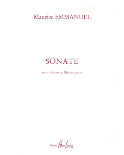 Sonata — 莫里斯·埃马努埃尔