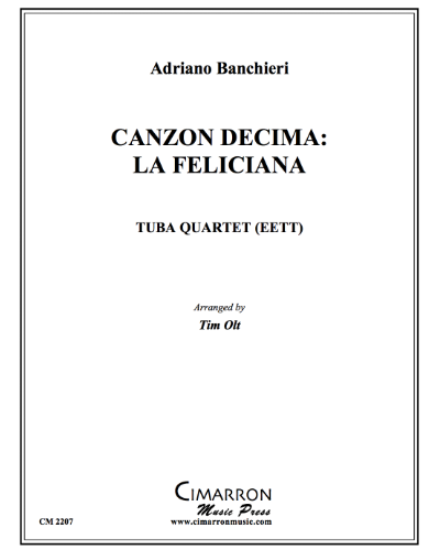 Canzon Decima, 'La Feliciana' — Adriano Banchieri
