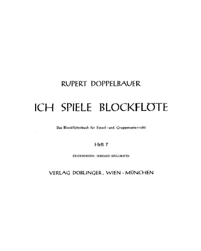 I Play the Recorder, Vol. 7 — Rupert Doppelbauer