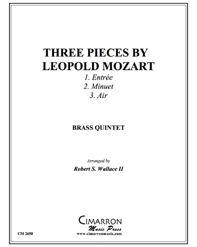Three Pieces by Leopold Mozart — 利奥波德·莫扎特