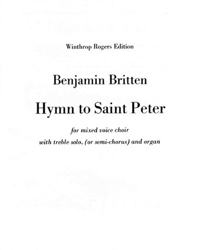 Hymn to Saint Peter, op. 56a — 布里顿
