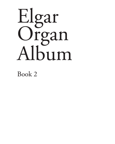 Elgar Organ Album, Book 2 — 埃尔加