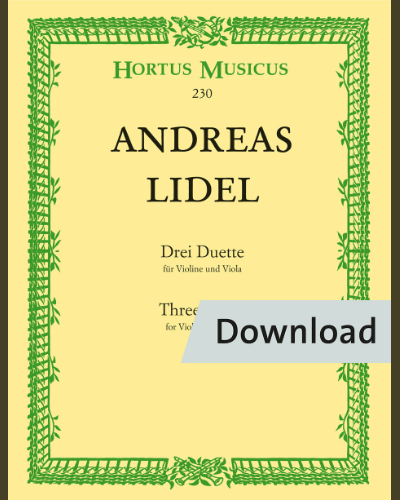 Drei Duette für Violine und Viola — Lidel Andreas