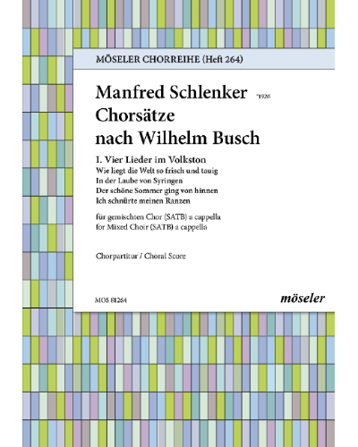 Choral songs on lyrics by Busch — Manfred Schlenker