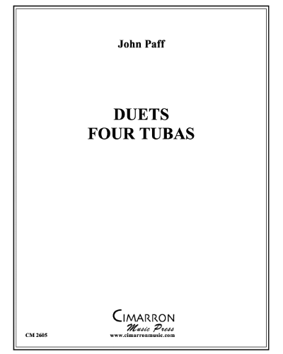 Duets for Four Tubas — John Paff