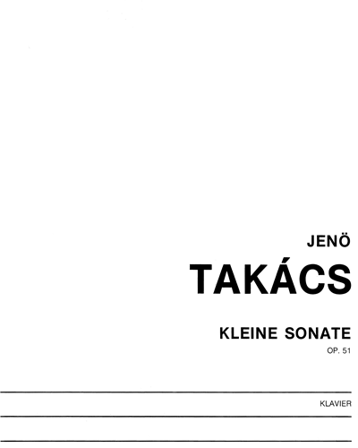 Little Sonata, op. 51 — Jenő Takács