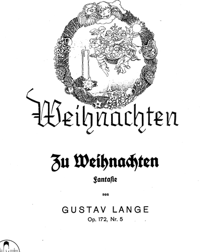 Zu Weihnachten op. 172/5 — Gustavo Lange