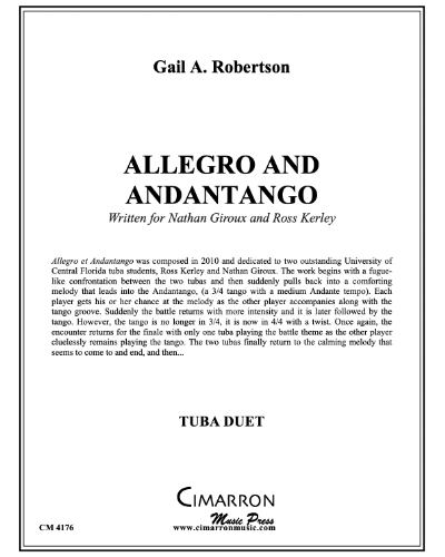 Allegro and Andantango — Gail Robertson