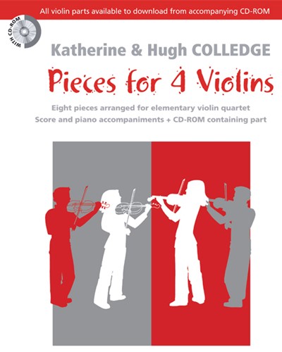 Eight Pieces for Four Violins — Hugh Colledge