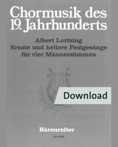 Ernste und heitere Festgesänge — 洛尔青