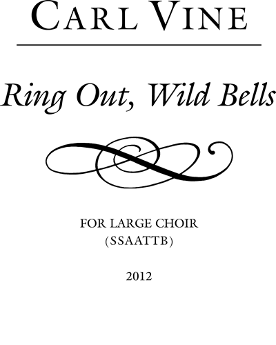 Ring Out, Wild Bells — 卡尔·维恩