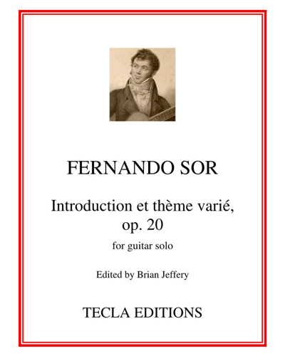 Introduction et thème varié, op. 20 — 费尔南多·索尔