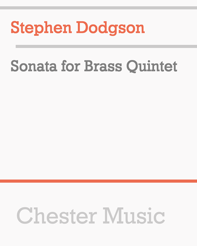 Sonata for Brass Quintet — Stephen Dodgson