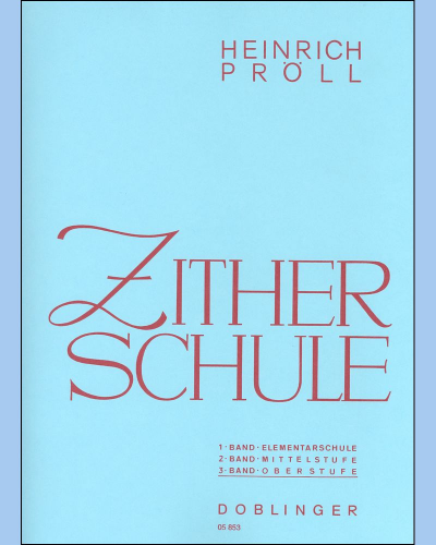Zither School 3 — Heinrich Pröll