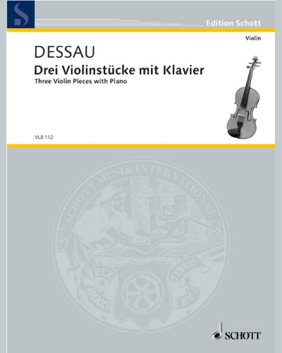 Three Violin Pieces with Piano — Paul Dessau