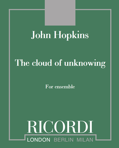 The cloud of unknowing — John Hopkins