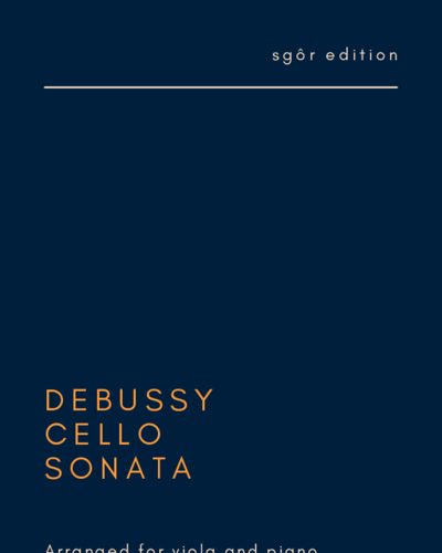 Debussy Cello Sonata — Roman Benedict