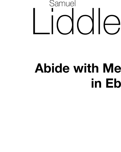 Abide with Me, No. 3-4 — Samuel Liddle