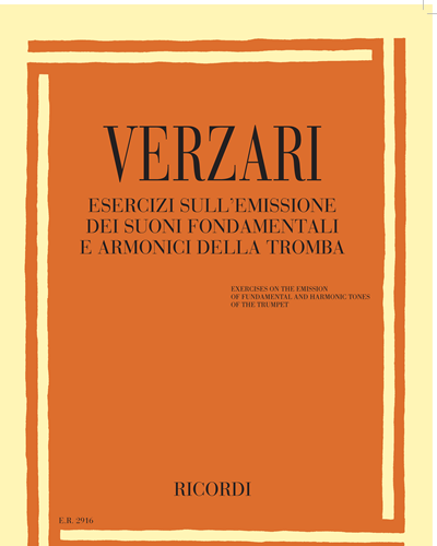 Esercizi sill'emissione dei suoni fondamentali e armonici della tromba — Sandro Verzari